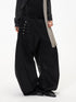 3MODE Black Side Multi Buttons Heavy Embroidery Women&