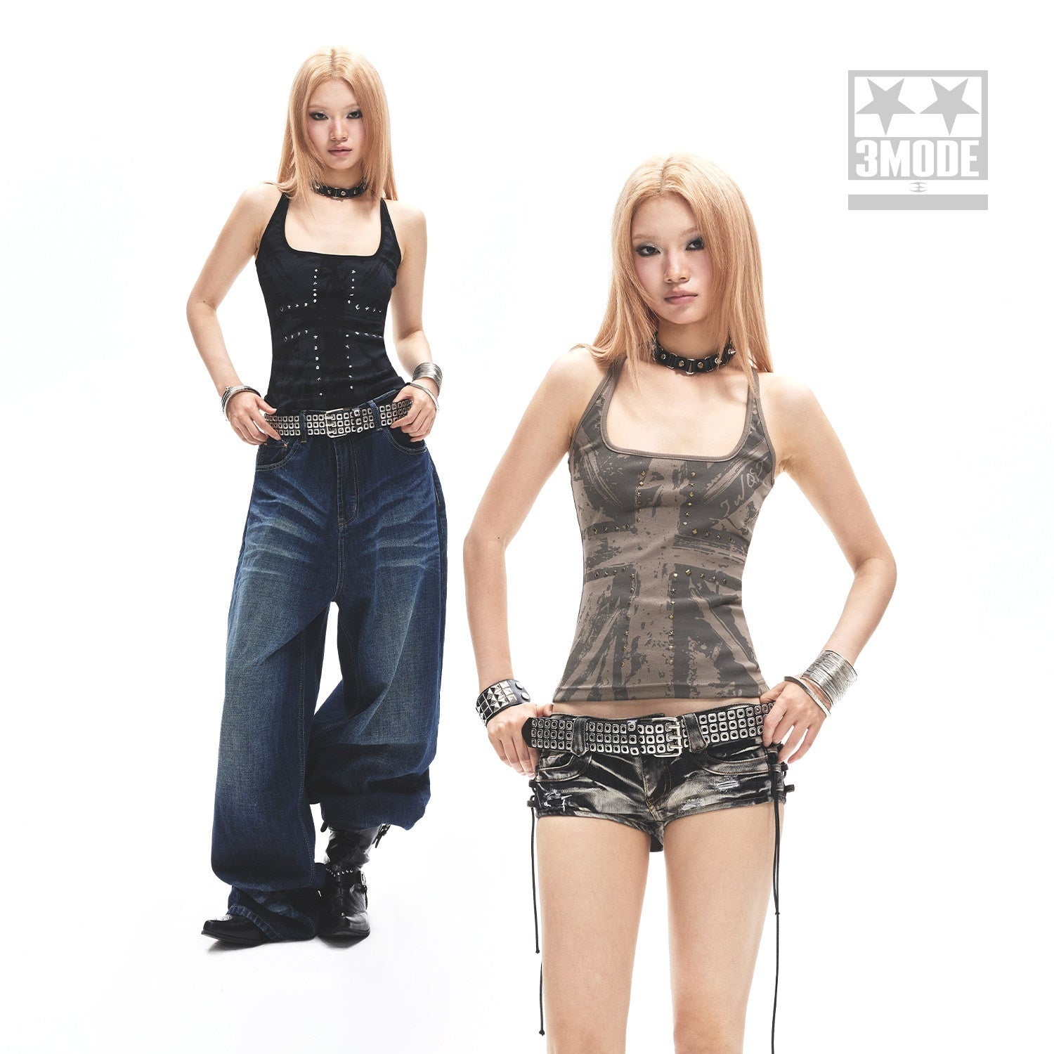 3MODE_Camouflage_Studded_Square_Neck_Racerback_Slim_Women&