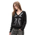 3MODE_Distressed_Studded_V-neck_Punk_Loose_Women&