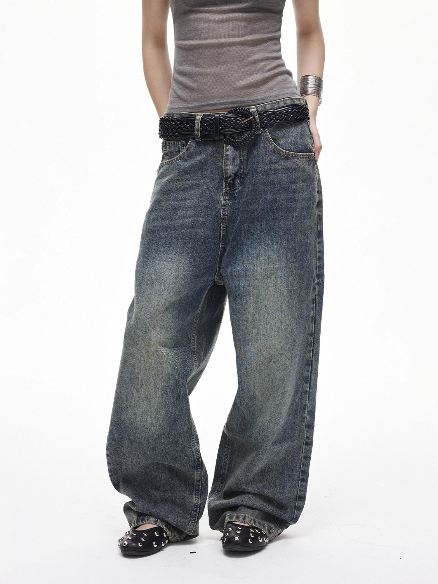 3MODE Distressed Washed Low Rise Women&