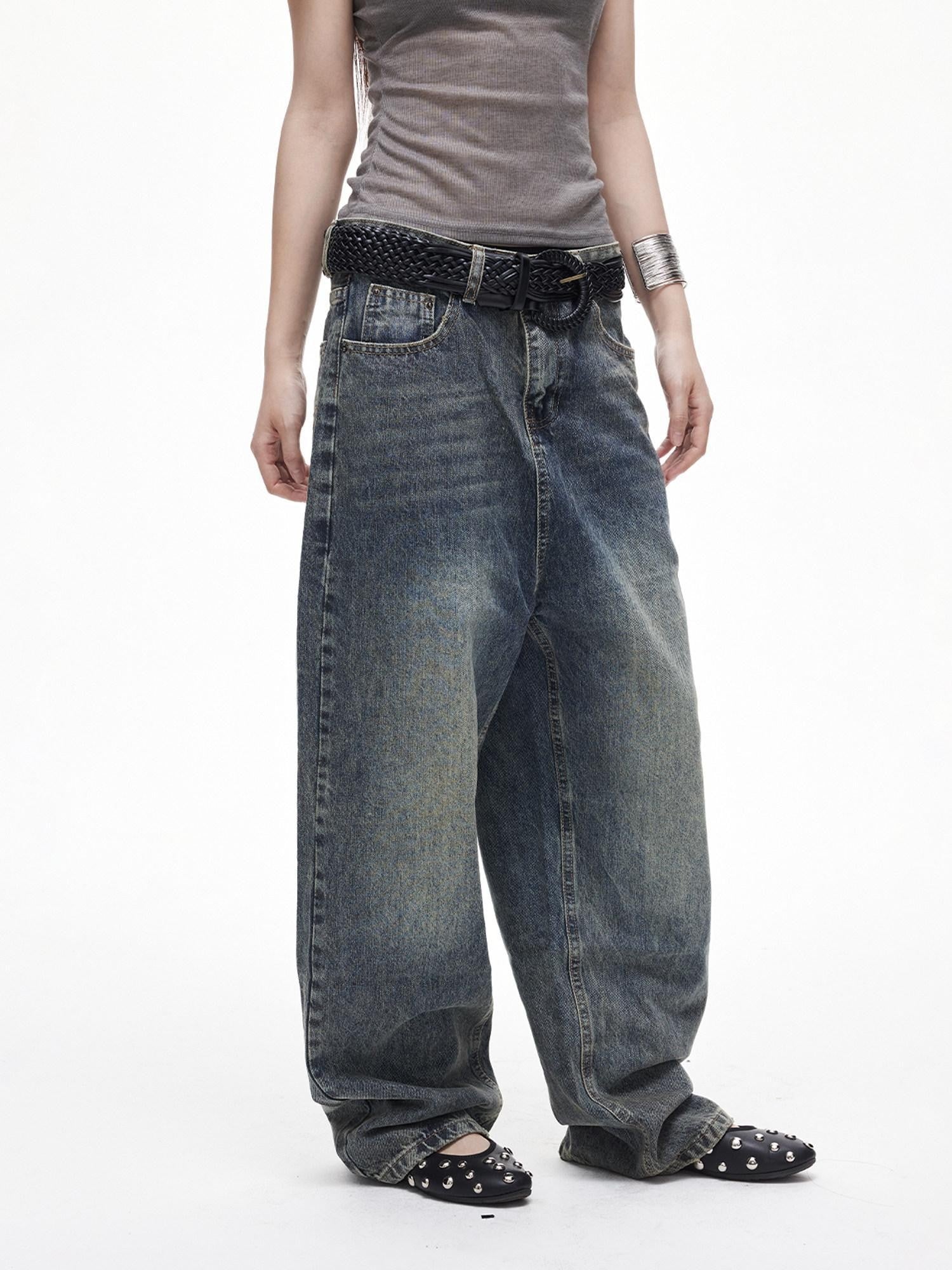 3MODE Distressed Washed Low Rise Women&