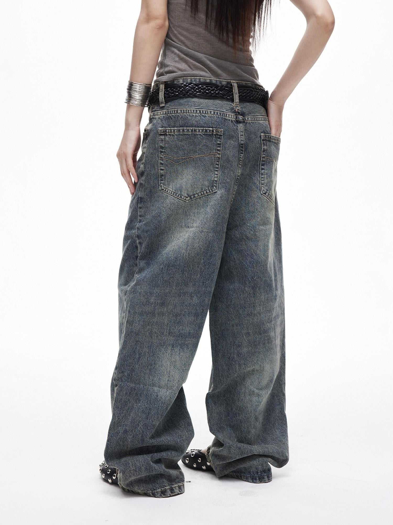 3MODE Distressed Washed Low Rise Women&