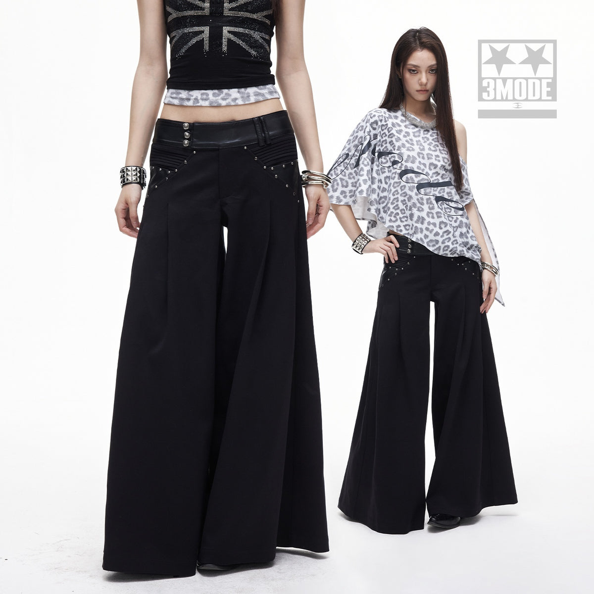 3MODE_Drapey_Studded_Wide_Leg_Straight_Women&