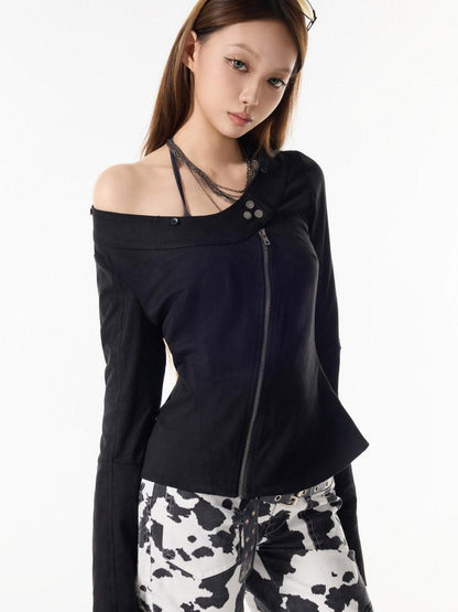 3MODE Fur Collar Hooded Fleece Lined Suede Plush Women&