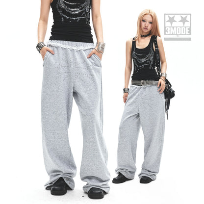 3MODE_Heather_Grey_Lace_Waistband_Low_Rise_Women&