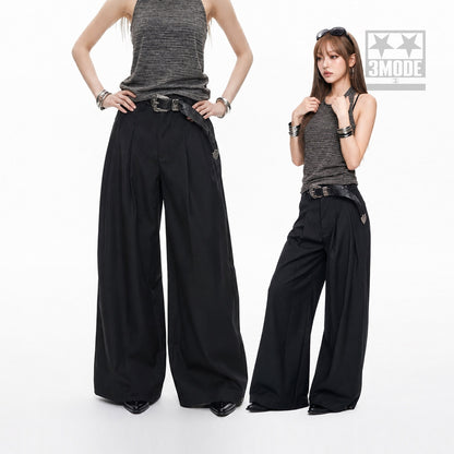 3MODE_Retro_High_Waist_Drapey_Metal_Detail_Women&