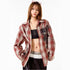 3MODE_Retro_Plaid_Lapel_Collar_Long_Sleeve_Loose_Open_Front_Women&