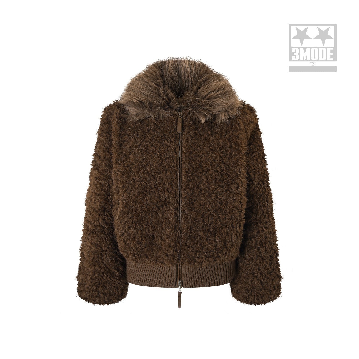 3MODE_Sherpa_Collar_Zip_Lapel_Women&