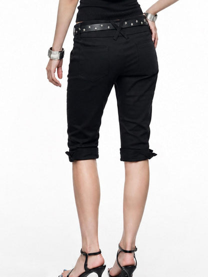 3MODE Slimming American Vintage Cuffed Straight Women&