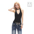 3MODE_Vintage_Metal_Buckle_V-neck_Waist_Cinch_Slim_Women&