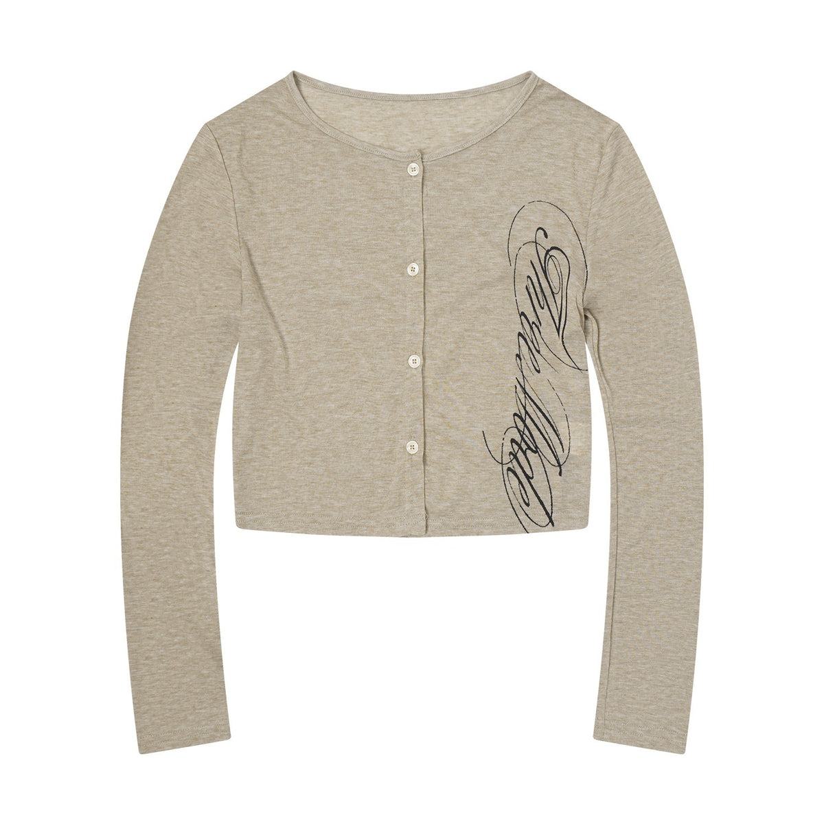 3MODE_Vintage_Print_Slim_Fit_Open_Front_Women&