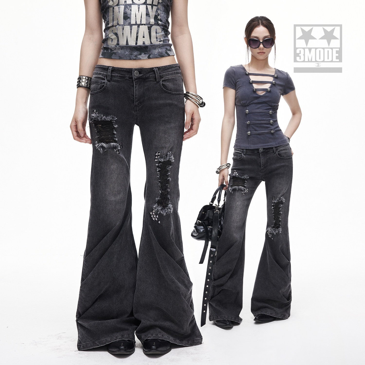 3MODE_Washed_Gray_Ripped_Low_Rise_Distressed_Women&