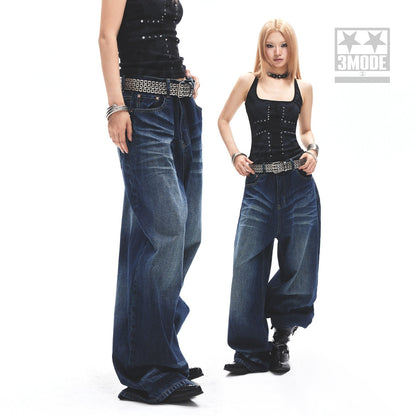3MODE_Washed_Vintage_High_Waist_Loose_Drapey_Women&