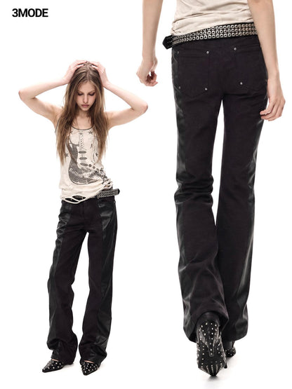 3MODE Y2k Punk Patchwork High Street Stacked Women&