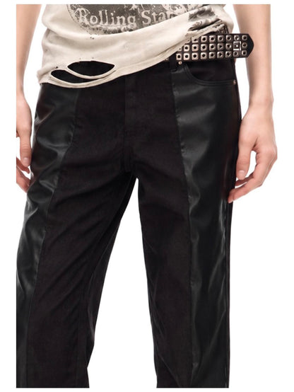 3MODE Y2k Punk Patchwork High Street Stacked Women&
