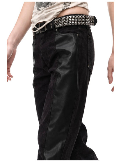 3MODE Y2k Punk Patchwork High Street Stacked Women&