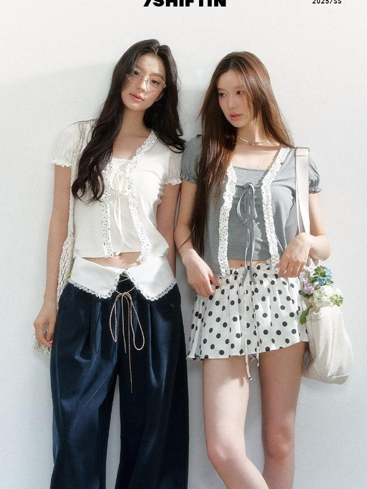 7Shiftin Soft Stretch Viscose Slim Waist Short Sleeve Women Cropped Tee Basic Crop Tops