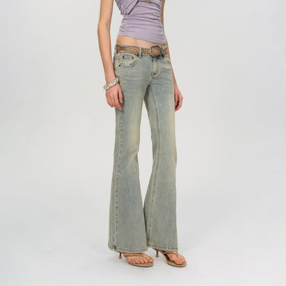 The_NeverMore_Washed_Micro_Flare_Low_Rise_Micro_Stretch_Cotton_Blue_Green_Straight_Leg_Jeans_MISSTT