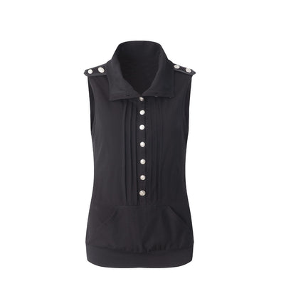 DoublePunch_Metal_Button_Epaulet_Convertible_Half_High_Neck_Women&