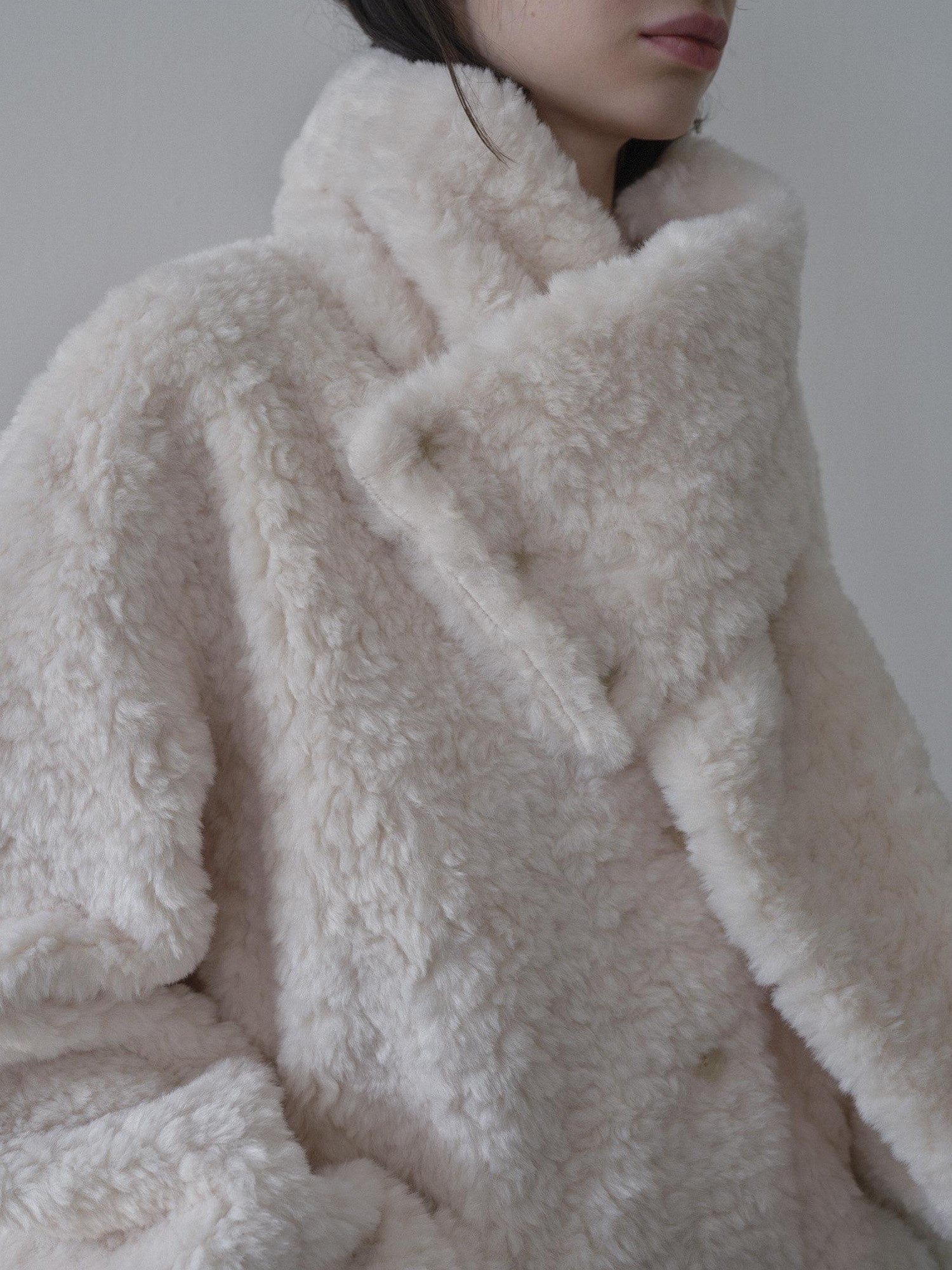 DKZ OFFICIAL Fluffy Detachable Faux Fur Scarf Collar Women&