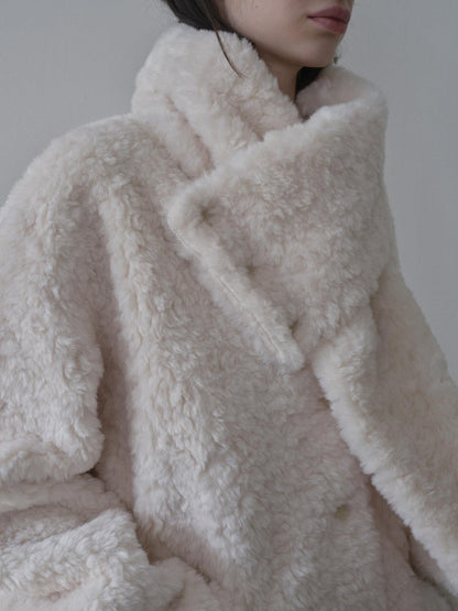 DKZ OFFICIAL Fluffy Detachable Faux Fur Scarf Collar Women&