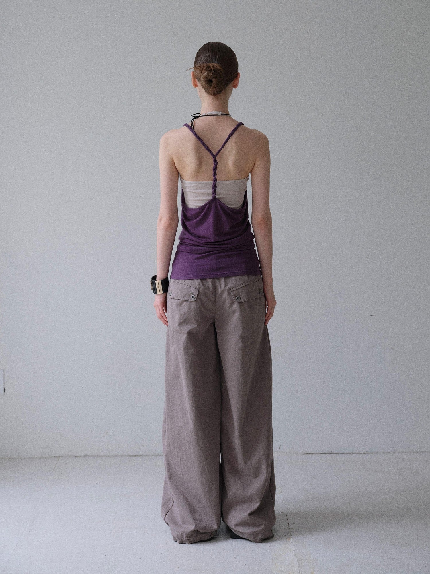 DKZ OFFICIAL Colorblock Offset Twist Knot Women&