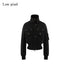 Low pixel 90 Percent White Duck Down Warm Casual Cinched Waist Women Everyday Down Jackets