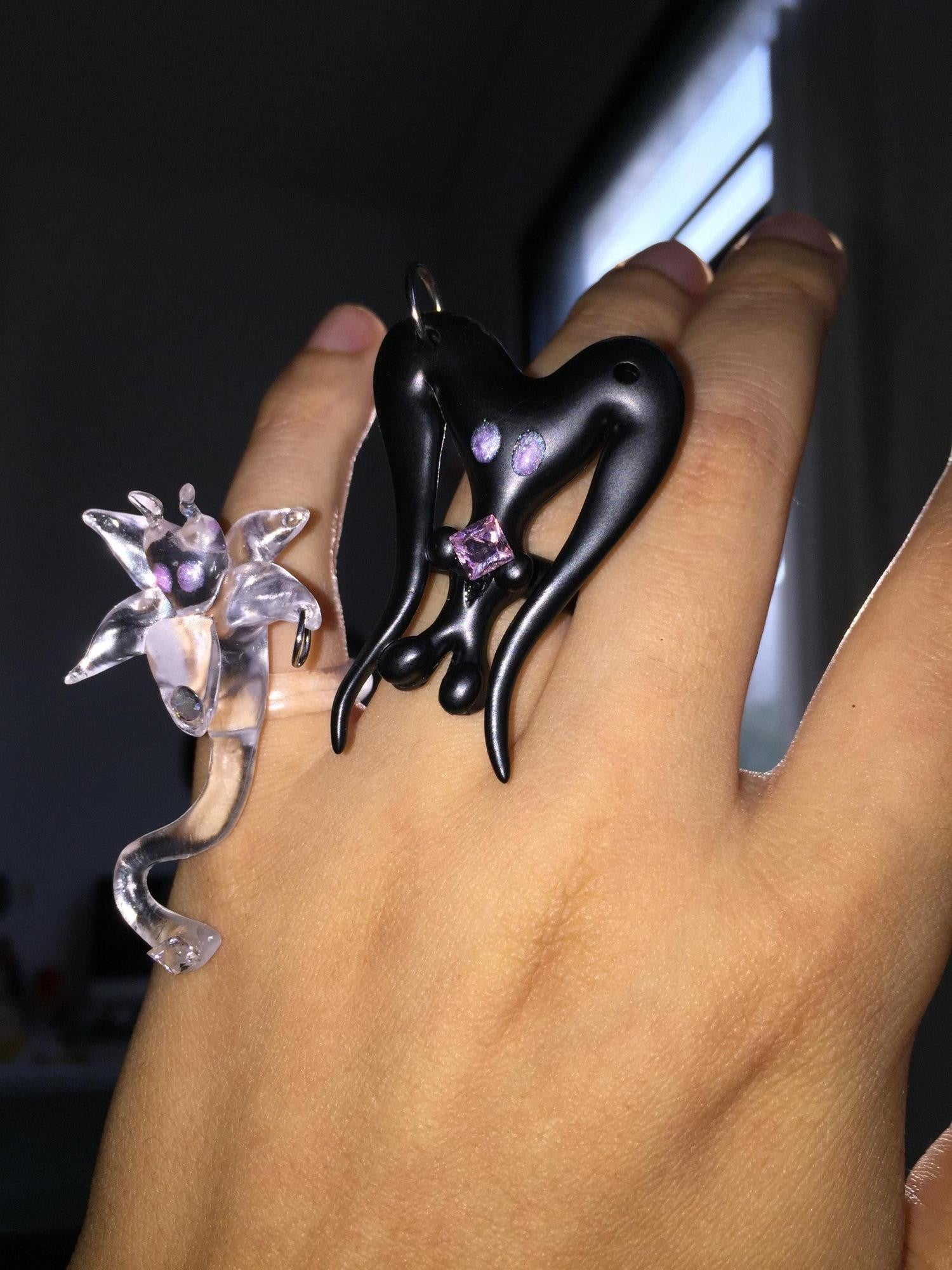 takeabreak Alien Cute Punk Transparent Women&