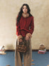 7Shiftin Slimming Casual Fitted Two Tone Fur Collar Women Button Short Cropped Jackets