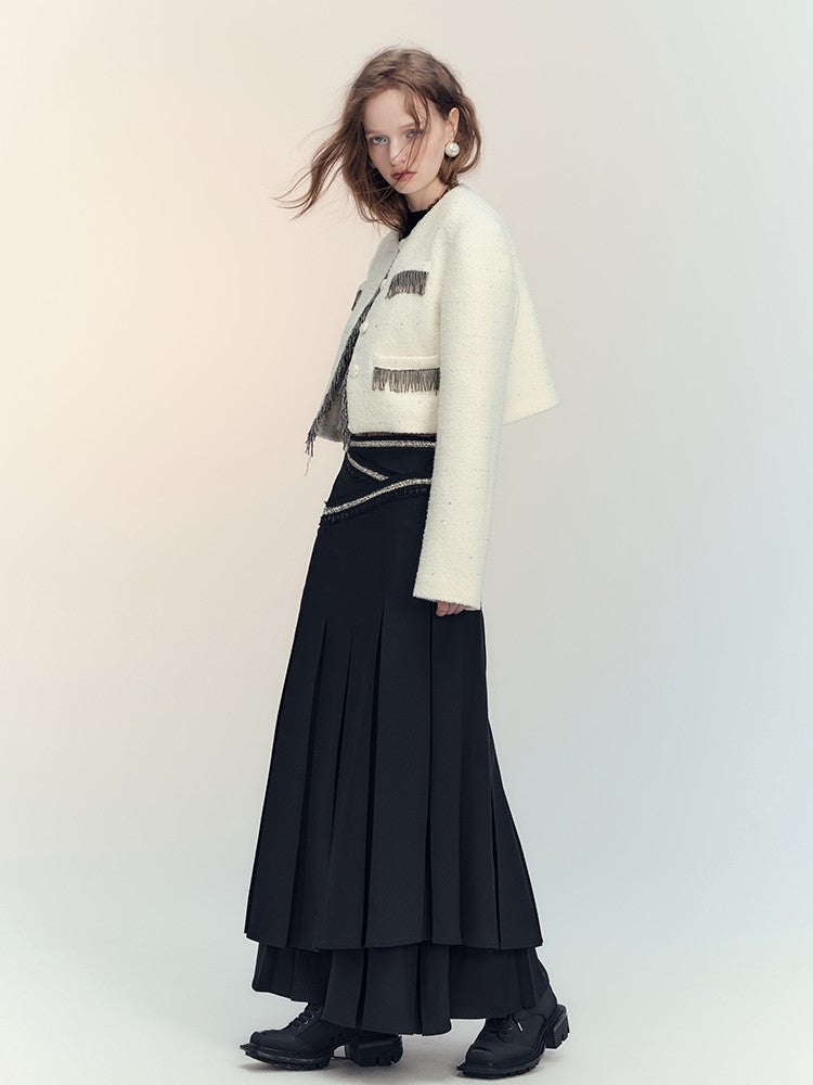 AnnoMundi Sequin Textured Boucle Two Piece Women&