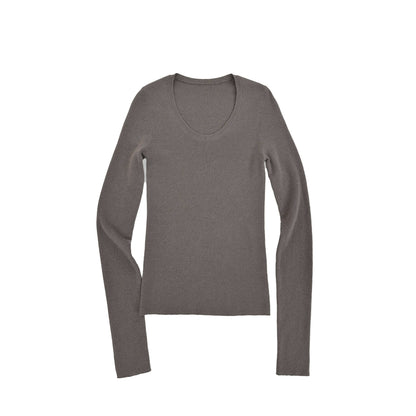 Northbutsouth_Four_Color_U_Neck_Slim_Fit_Lightweight_Long_Sleeve_Women&