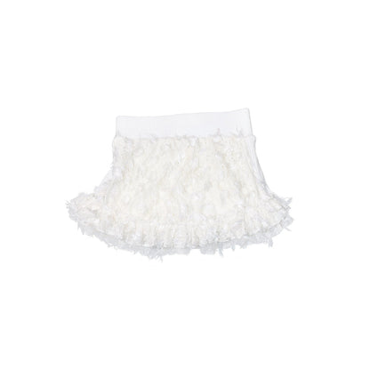 The_NeverMore_Fringe_Polyester_Round_Neck_Pullover_Crop_Top_Cream_Party_Women_Top_&amp;_Skirt_Sets_MISSTT