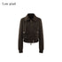 Low_pixel_Metal_Trim_Vintage_Standard_Womens_Brown_Zip_Lapel_Cropped_Jackets_MISSTT