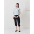 DKZ_OFFICIAL_Deep_Blue_Double_Buttons_Doll_Collar_Puff_Sleeves_Women&