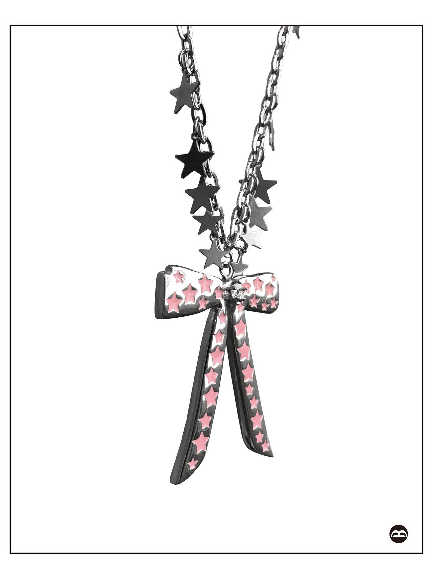 takeabreak Pink Blue Sweet Cool Bow Star Synthetic Gem Women&