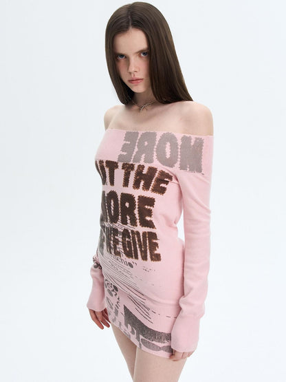The NeverMore Casual Printed Viscose Bodycon Longsleeve Off Shoulder Commute Mini Dresses