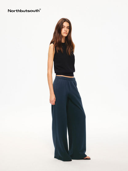 Northbutsouth Lightweight Elastic Waist Drawstring Loose Women&