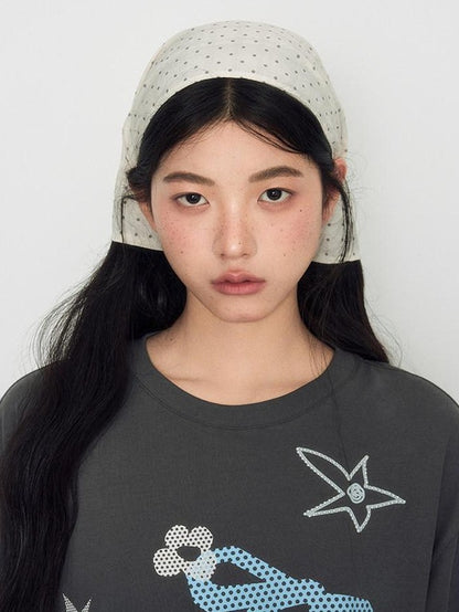 NAPSNAPS Rhinestone Print Loose Women&