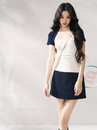 7Shiftin Ensemble chic à taille haute composé d&