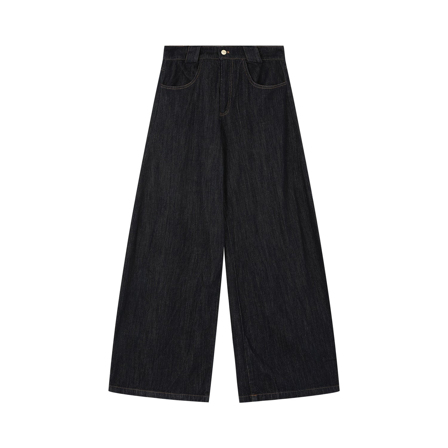 7Shiftin_Dark_Blue_Non_Stretch_Natural_Waist_Casual_Straight_Cut_Ladies_Wide_Leg_Jeans_MISSTT