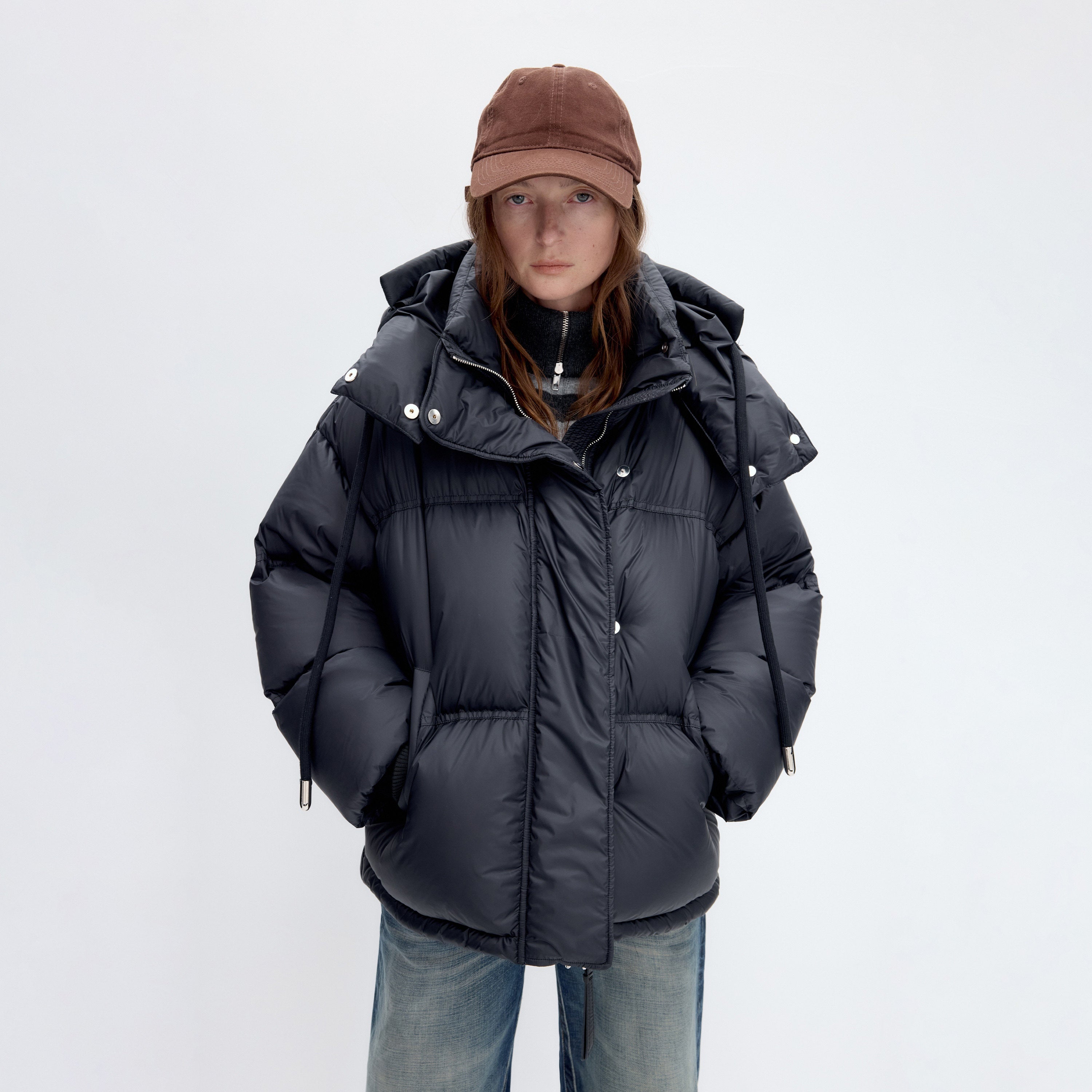 RUN_TO_THE_FUTURE_90_White_Duck_Down_Loose_Fit_Detachable_Hood_Midlength_Pocket_Down_Jackets_MISSTT
