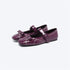 RUN TO THE FUTURE Sheepskin Insole Vintage Square Toe One Strap Low Heel Rubber Sole Women Flats