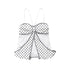 nit alcove Breathable 100 Percent Cotton Polka Dot Tie Slim Unisex Office Camisoles