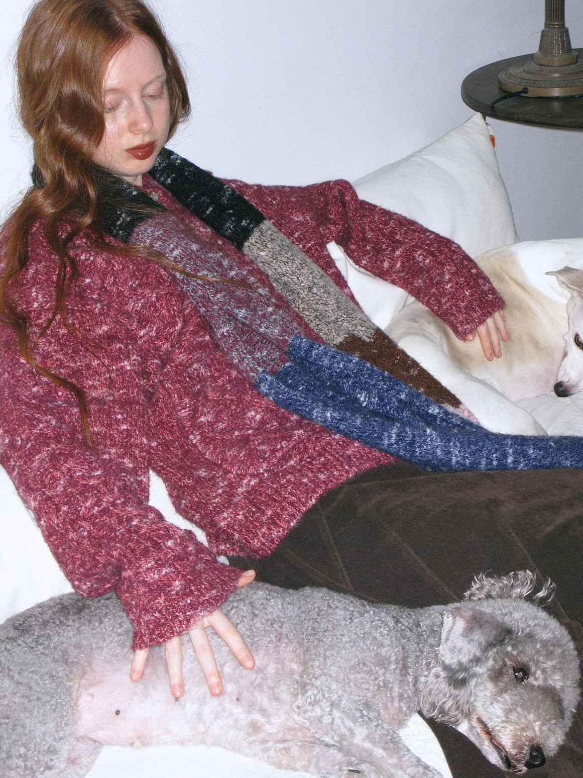 Dorydory Raspberry Red Heavily Crafted Thick Outerwear Women&