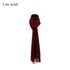 Low pixel Cozy Acrylic Wool Blend Korean Style Unisex Long Solid Red Decorative Scarves