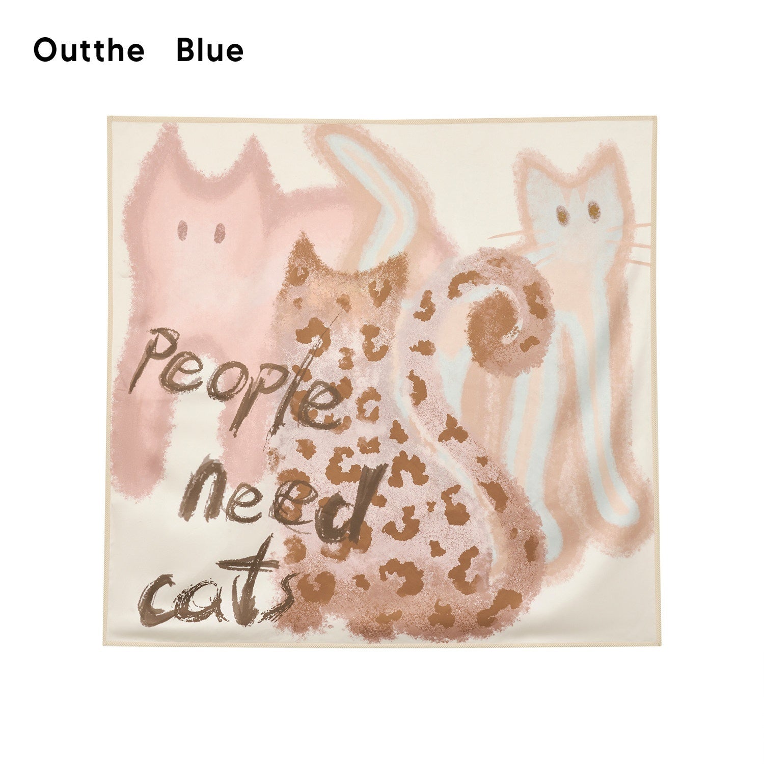 OuttheBlue_Lightweight_Polyester_Shawl_Style_Unisex_Floral_Cat_Animal_Print_Decorative_Belts_MISSTT