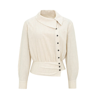 Dorydory_Striped_Asymmetric_Cropped_Slim_Waist_Women&