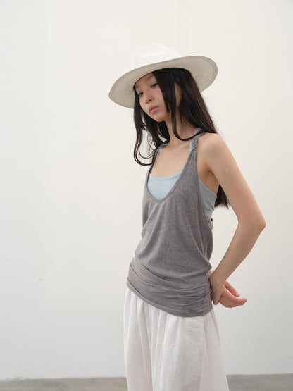 DKZ OFFICIAL Colorblock Offset Twist Knot Women&