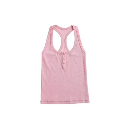 Northbutsouth_Ribbed_Slim_Fit_Multi_Button_Racerback_Women&