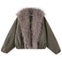 DIDDI_MODA_Khaki_Double_Breasted_Bubble_Hem_Women&